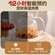 AOTEYOU health pot all-glass health kettle health pot stew pot all-in-one small fully automatic teapot office mini tea boiler glass scented tea kettle constant temperature scented tea health pot smart model with tea drain 1.5L