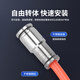 EXSN 304 stainless steel pneumatic quick-insertion tracheal joint hose PG variable diameter straight-through spring air nozzle PEG8-6 10-8 PG12-6