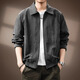 Back to Explore American Outdoor Commuting Lyocell Jacket Men's 2025 Spring and Autumn New Loose Retro Light Top Jacket Men's Gray XL (140-160Jin Jin is equal to 0.5kg)