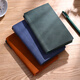 A6 Soft Leder Notebook mit einem kleinen Notizblock mit einem Stifteinsatz Einfacher Retro-literarischer und exquisiter Schafriegel Haut Tagebuch maßgeschneiderte Aufnahmeprüfung der Aufnahmeprüfung College Student Klassen Lesen von Noten Auszug 687/A6 Dark Green