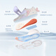 Shepherd boy little killer whale baby shoes spring and autumn baby key shoes anti-slip soft sole functional toddler shoes men coral purple 19