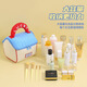 Jialifang Cute House Makeup Bag Women's Large Capacity 2025 New Portable Travel Portable Storage Bag Blue 1
