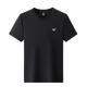 
FALAMONE Armani pure cotton short-sleeved T-shirt for men's summer new round neck half-sleeved cool T-shirt top 1518 Navy XL 175 Recommended 135-150Jin [Jin equals 0.5 kg]