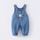 Disney (Disney) baby jumpsuit spring and autumn baby girl sleeveless pants vest style boy denim overalls harem jumpsuit COFO style 90 recommended height 85--93 cm