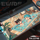 CLCEY Nezha Mouse Pad Nezha Ao Bing Mouse Pad Extra Large Laptop Pad Dormitory Desktop Pad Esports Games 13751 Undersea Nezha and Ao Bing 800x300x3mm