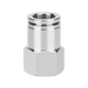 EXSN 304 stainless steel internal thread joint pneumatic joint PCF air pipe joint straight metal joint PCF10-04