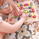 Legend Age Kindergarten Montessori Aides d'enseignement Aids en bois Alphanumeric Matching Maze Game Board's Toys's Toys 345 ans