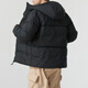 Adidas down jacket men's clothing 2025 spring new warm sports and casual 600 poncho bread jacket hooded down jacket JV6187 L