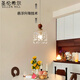 Saleen Hill Light Luxury Gang Light Corridor Korridor moderne einfache Treppe Eingang Eingangseingangsbalkon Lampe Französische Kristalllampe kleine Kronleuchter 2025 9227 reguläres Modell - Drei -Farben -Lichtwechsel
