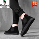 Western Region Camel Chelsea Boots Herren Martin Boots Herren-Ein-Pin-High-Top-Baumwollschuhe Herrenschuhe Herbst- und Winterpelzschuhe plus Pelzstiefel 882 Schwarz-Camel Offizielle Marke Offizielle Website Flaggschiff 38