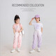 Pantalones de repelentes de la luna de la luna pantalones deportivos nuevos para niños de verano pantalones de dos piezas