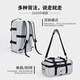 Pull back travel backpack large capacity backpack men's multifunctional school bag leisure sports travel mountaineering bag women's gray gray 70L