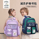 Snoopy (SNOOPY) primary school students' school bag, lightweight children's spine protection and weight-reducing backpack, first to third grade, sapphire green small size