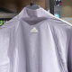 Adidas chaqueta femenina ropa deportiva de verano para collar tope casual de collar de cuello top ji9767 claro púrpura l l