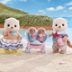 Sylvanian families Japanese version of sea otter family Playing house girls toys and doll set Birthday gifts for children