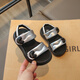 Han Dou Xiong Children's Princess Sandals 2025 New Summer Student Girls Baby Soft Soled Fashionable Middle-aged Girls Beach Sandals Silver Upgraded Model 34 Size Inner Length Approximately 20.9cm