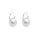 GUIG Dong Qing's same style earrings S925 silver pearl earrings high-end shell beads French earrings birthday gift for women high-end gold color 12mm