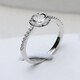 Toto Pearl Ring Rest Air Rest Diy Accessories S925 Silver Open Finger Ring 8-10SN1049 Platinum Empty Rest does not contain pearls