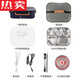 Tuojin imported quality 2L car-mounted electric lunch box from Germany 12V24V plug-in heating office workers no water injection heat preservation household + car / Twilight Blue (luxury model) 20002