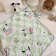 Abay Class A baby summer cool quilt newborn children ice silk blanket baby air conditioning quilt kindergarten cool knitted small quilt Fruit Panda Class A cool summer blanket machine washable 120x150cm 1-7 years old