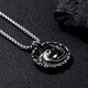 BJYL Wushi brand Tai Chi necklace men's Taoist Yin Yang Bagua pendant woven amulet pendant women's ethnic style retro necklace