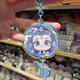 Nezha 2 periphere Figur Puppe ao Bing ao Guang Keychain Acrylheizung Kinderspielzeug Jungen Geburtstagsgeschenk Nezha Keychin mit Anhänger [5 zufällige Modelle] Keine Wiederholung Nezha 2 Filme derselben Peripherie