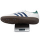 Adidas (Adidas) Clover Herrenschuhe und Frauenschuhe 25 Sommer neue Samba-Turnschuhe modische T-Toe-Schuhe Low Top Casual Paare IH4882/Weiß/Grün/Dunkelblau 45