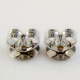Guanpu Pavilion Fat Donglai's same style pt950 platinum ear plugs PT950 anti-falling gold-plated ear caps ear buckles anti-slip fixed non-allergic ears small size pt950 pair