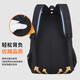 Mochila de doble capacidad mochila en la escuela de secundaria bolsas de la escuela de secundaria mochila hombres bolsas de cercanías de viajes casuales computadora de viaje mochila negra [versión reforzada] etiqueta roja