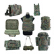 
Not to end 2 sets of carousel tools [Desert + Jungle] Tactical vest quick disassembly combat equipment protective equipment WZHL-13547