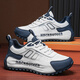 Musketeer 2025 printemps et été new kong kong style clair luxe mode polyvalent d'absorption de choc pour hommes et femmes de style couple non glissant les baskets décontractées sans glissement blanches et bleues-9928 [biens européens haut de gamme] 36