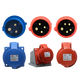 Delixi Electric DEP2S Aviation Stecker Männliche und weibliche Docking Explosionssicherer Industriebuchse 3 Kern 5 Loch Wasserdicht 220 V DEP2S-12532A5 CORE 415V Industrial