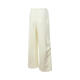 Adidas (adidas) Pantalon de survêtement féminin 2025 Été nouveau pantalon décontracté tricoté à la mode lâche confortable pantalon à jambes droits pantalon droit jw9721 ivoire blanc