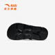 ANTA Children's Sandals Men's Big Children's Shoes 2026 Summer New Arrival Arch Cross-Sea Velcro Outdoor Series Beach Shoes Black/Jade Green-1 35 Size