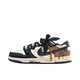 耐克（NIKE）定制球鞋  dunk 休闲日记 做旧高街 复古美式 板鞋DV0831-104 DD1391-101/CW1590-102 小绿警 40.5