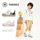 Tylanis Kinderschuhe Frühling und Sommer neuer Stil Jungen Kindergarten Baotou Anti-Kicking-Indoorschuhe für Mädchen weiche Sohle lässige Kinderschuhe weiße/schwarze 28 innere Länge 18 cm geeignet für Fußlänge 17,0 cm