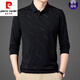 
Pierre cardin spring and autumn men's t-shirt long-sleeved 2025 new middle-aged casual men's thin dad printed T-shirt Navy 829 L 170 Suggestions [120-140Jin [Jin equals 0.5 kg]]