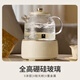 World KitchenCorning health pot, all-glass thermostatic kettle, tea kettle, 1L office thermos kettle, home flower tea kettle, kettle, electric kettle, kettle, gift, personal use, standard model, 24-hour appointment丨automatic heat preservation 1L