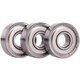 Kezhitu Micro Micro Pequeño Rodamientos 693 694 695 696 697 698 699-2Z Herramientas eléctricas de alta velocidad 693-ZZ (sello de metal) 10 piezas [3*8*4] Otras