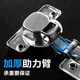Hinge haut-solide 304 en acier inoxydable hydraulique coussin auto-disassemblage tuyau de charnière amortisseur à la charnière de couverture complète silencieuse Charnite 304 en acier inoxydable Force à deux étapes 719 Couptin consécutif / couvercle complet