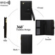 Yunfans neuer RFID Anti-Magnetic Passport Bag Reißverschluss Buckle Zertifikat Beutel Passport-Clip Multifunktion Langes Modell Frauen Geld 77344 Grün