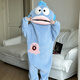 Oxygen Ugly Fish Pajamas Big Head Ugly Fish Children's Funny One-piece Pajamas for Boys and Girls Autumn and Winter Thickened and Velvet Home Clothes Ugly Fish Thickened and Velvet One-Piece Style Children's Style Without It One Size S Size 145-155cm 68-85Jin Jin is equal to 0.5 kg