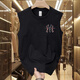 MLBNICE VIET DE COTON PUR PURS HLBNICE pour la marque de chemise sans manches minces de mode American Men's Men's Men's Summer Slim Slim Sleeved Vest Round Top Black XL 120-135Jin [Jin est égal à 0,5 kg]