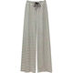 Hose mit weiten Hose faul im Stil von Trends und vielseitigem Frauen mit hoher Taille Zebra Schwarz-Weiß-Freizeithose Zebra Schwarz-Weiß-Streifenhose-weiße Eingröße (Empfohlen 90-140 Jin [Jin gleich 0,5 kg]))