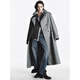 Peacebird [même style dans le centre commercial] Vêtements féminins 2025 Spring Nouveau Silhouette Windbreaker Silhouette A1Bef1396 Gray M 160