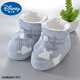 Disney baby shoes thickened warm soft sole in autumn and winter 0-3-6-December baby shoes socks cotton shoes toddler shoes 1 year old pink bohemian 1 piece average size L sole length 13cm suitable for babies 6-18 months