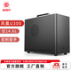 硕一凤凰U300 320台式机电脑matx迷你机箱itx白色非侧透mini小尺寸手提主机箱壳家用商务办公桌面搭配 凤凰U300 黑色提手版