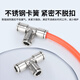 EXSN three-way stainless steel air pipe joint metal pneumatic joint 304 air pipe quick-in connector PE4 6 8 10 PE-10