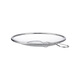 Shuangshan 304 stainless steel drain strainer, fried oil strainer, vegetable and fruit drain basket, household frying strainer strainer, stainless steel strainer - diameter 23cm