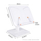 
Dile Multi-functional reading rack removable panel lifting children's portable reading shelf reading artifact textbook clip anti-head-down student book stand 880 white